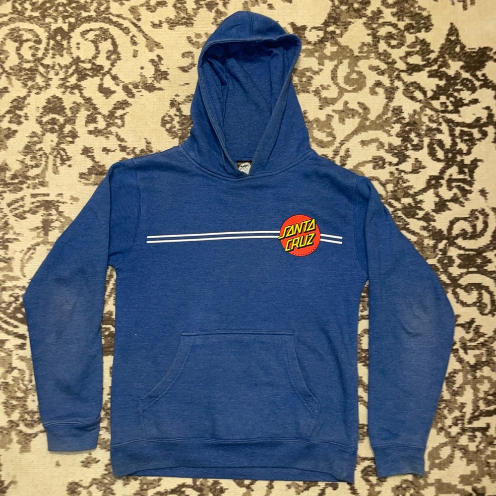 Blue Santa Cruz Y2K Skater Comfy Hoodie